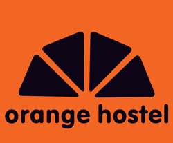 logo hostel orange